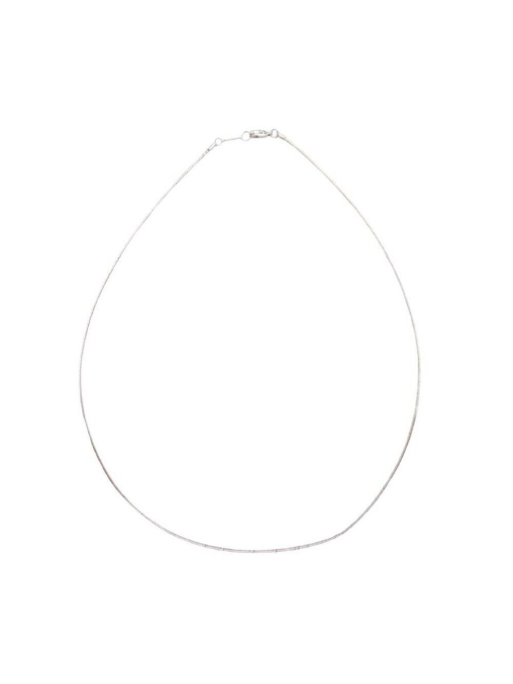 Tiffany & Co New Wire Necklace Silver